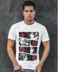 Camiseta Estampada Naruto Sharingan 💥 Calidad Premium