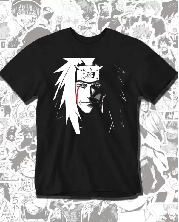 Camiseta Estampada Naruto Jiraya💥 Calidad Premium