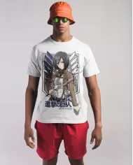 Camiseta Estampada Attack on Titan-Shingeki No Kyojin Mikasa Ackerman 💥 Calidad Premium