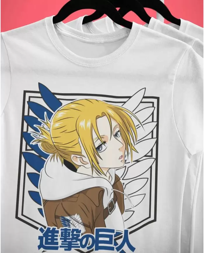 Camiseta Estampada Attack on Titan-Shingeki No Kyojin Annie Leonhart 💥 Calidad Premium