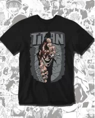Camiseta Estampada Attack on Titan-Shingeki No Kyojin Titan 💥 Calidad Premium