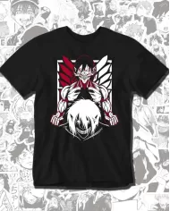 Camiseta Estampada Attack on Titan-Shingeki No Kyojin Eren Yeager Titan de Ataque 💥 Calidad Premium