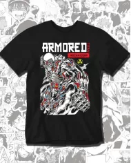 Camiseta Estampada Attack on Titan-Shingeki No Kyojin Titan Acorazado 💥 Calidad Premium