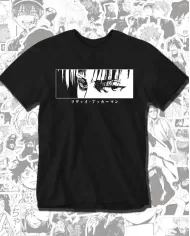 Camiseta Estampada Attack on Titan-Shingeki No Kyojin Levi Ackerman 💥 Calidad Premium