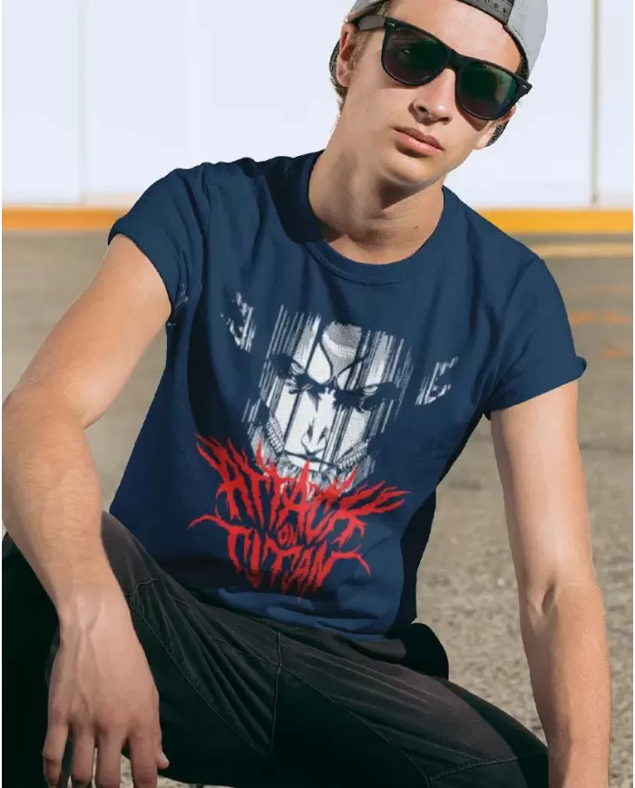 Camiseta Estampada Attack on Titan-Shingeki No Kyojin 💥 Calidad Premium