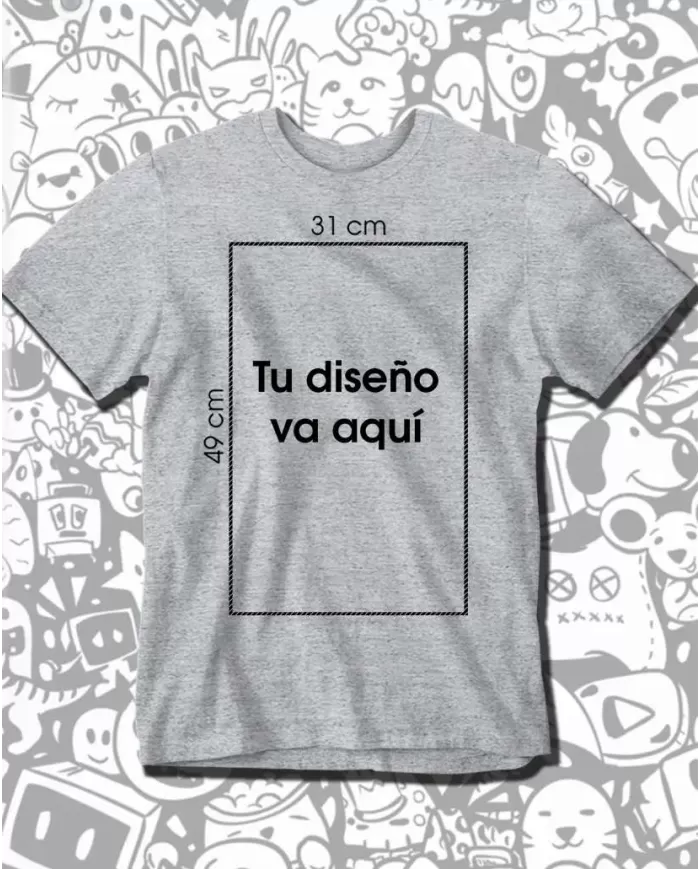 Camiseta Estampada Hombre Personalizada👕 Calidad Premium