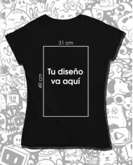Camiseta Estampada Dama Personalizada 👕 Calidad Premium