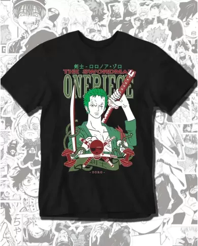 Camiseta Estampada One Piece Zoro Roronoa 03 💥 Calidad Premium