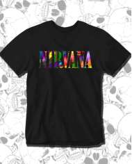 Camiseta Estampada Nirvana Logo Color 🤟 Calidad Premium