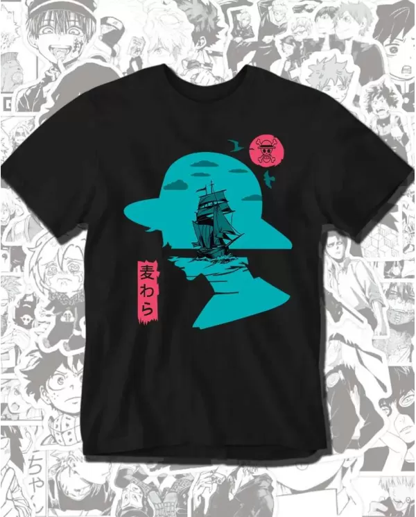 Camiseta Estampada One Piece Monkey D Luffy 14 💥 Calidad Premium