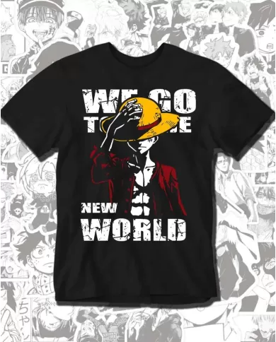 Camiseta Estampada One Piece Monkey D Luffy 12 💥 Calidad Premium