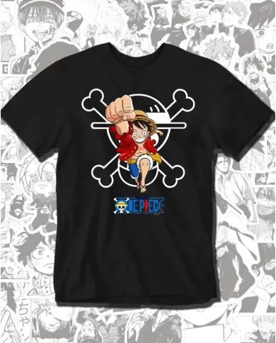 Camiseta Estampada One Piece Monkey D Luffy 08 💥 Calidad Premium
