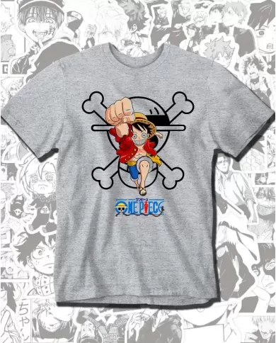 Camiseta Estampada One Piece Monkey D Luffy 08 💥 Calidad Premium
