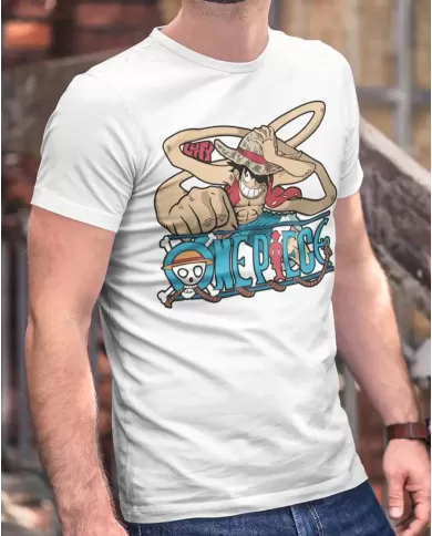 Camiseta Estampada One Piece Monkey D Luffy 07 💥 Calidad Premium