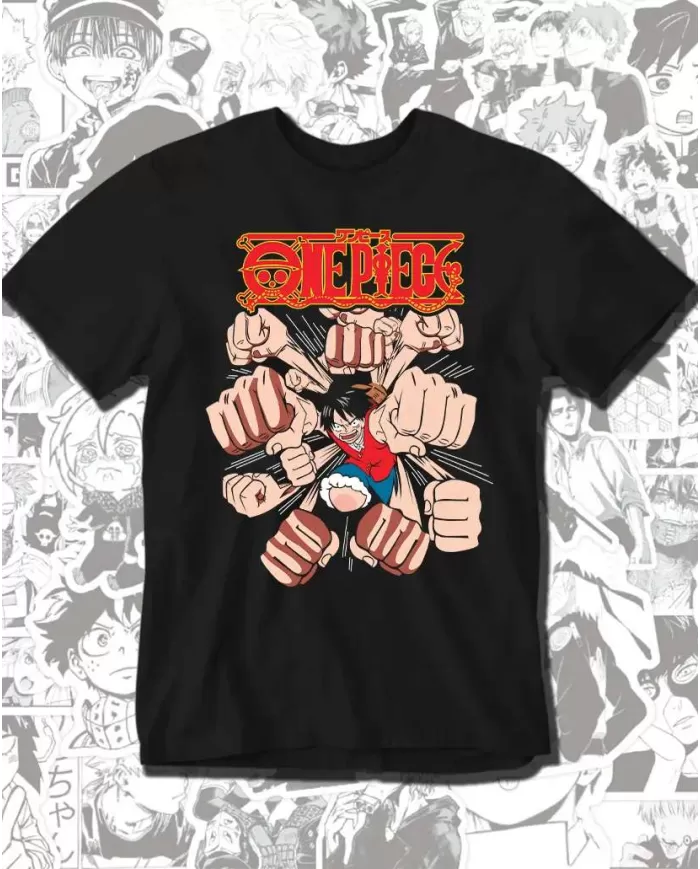 Camiseta Estampada One Piece Monkey D Luffy 06 💥 Calidad Premium