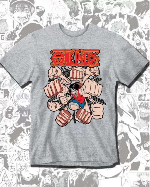 Camiseta Estampada One Piece Monkey D Luffy 06 💥 Calidad Premium