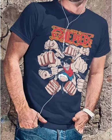 Camiseta Estampada One Piece Monkey D Luffy 06 💥 Calidad Premium