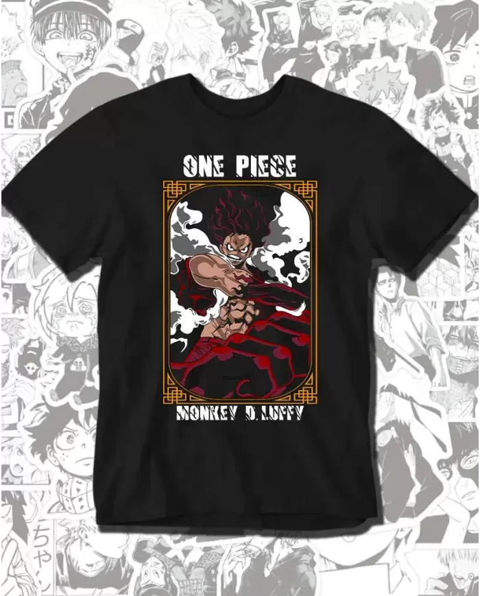 Camiseta Estampada One Piece Monkey D Luffy 05 💥 Calidad Premium