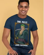 Camiseta Estampada One Piece Zoro Roronoa 💥 Calidad Premium