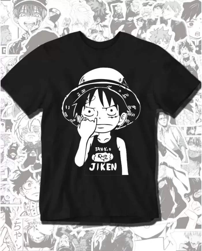 Camiseta Estampada One Piece Monkey D Luffy 02 💥 Calidad Premium