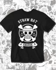 Camiseta Estampada One Piece Straw Hat 💥 Calidad Premium