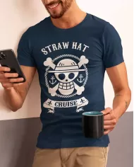Camiseta Estampada One Piece Straw Hat 💥 Calidad Premium