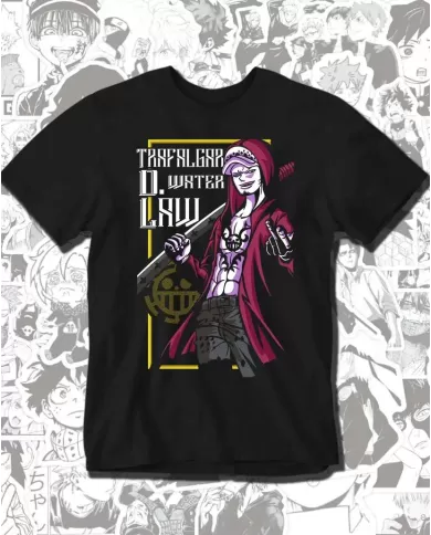 Camiseta Estampada One Piece Trafalgar Law 💥 Calidad Premium