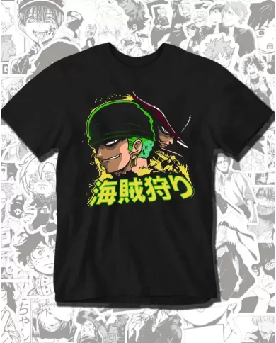 Camiseta Estampada One Piece Zoro 01 💥 Calidad Premium