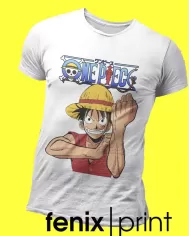 Camiseta Estampada One Piece Luffy 💥 Calidad Premium