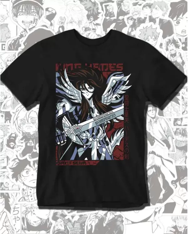 Camiseta Estampada Saint Seiya Caballeros Del Zodiaco Hades 💥 Calidad Premium