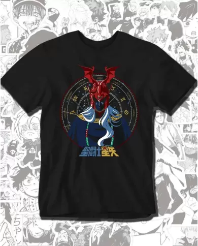 Camiseta Estampada Saint Seiya Caballeros Del Zodiaco Patriarca 💥 Calidad Premium