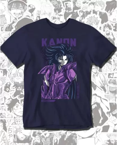 Camiseta Estampada Saint Seiya Caballeros Del Zodiaco Kanon 💥 Calidad Premium