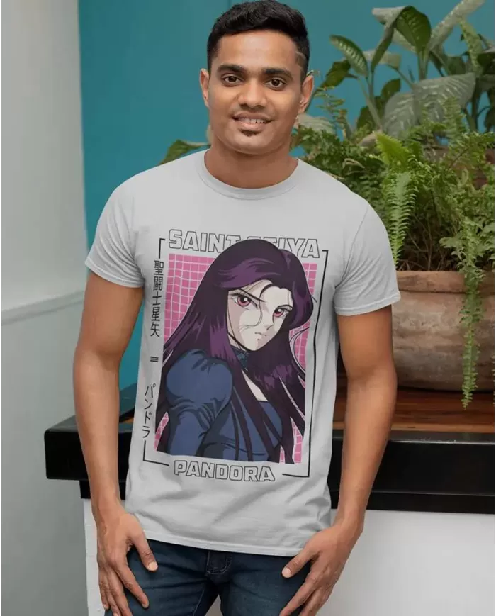 Camiseta Estampada Saint Seiya Caballeros Del Zodiaco Pandora 💥 Calidad Premium