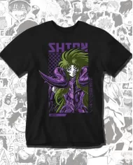 Camiseta Estampada Saint Seiya Caballeros Del Zodiaco Shion Aries 💥 Calidad Premium