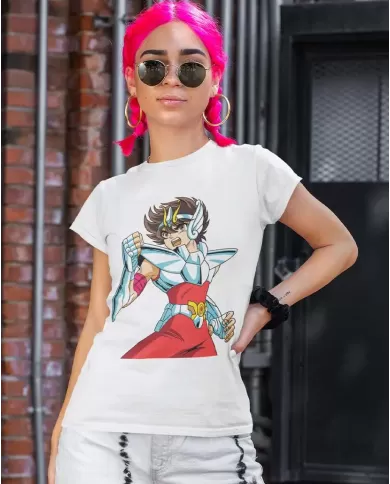 Camiseta Estampada Saint Seiya Caballeros Del Zodiaco Pegaso 02 💥 Calidad Premium