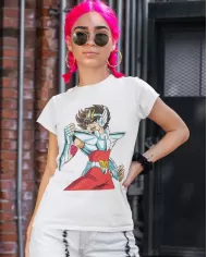 Camiseta Estampada Saint Seiya Caballeros Del Zodiaco Pegaso 02 💥 Calidad Premium