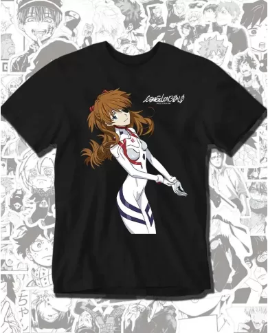 Camiseta Estampada Neon Genesis Evangelion Asuka Langley 03 💥 Calidad Premium