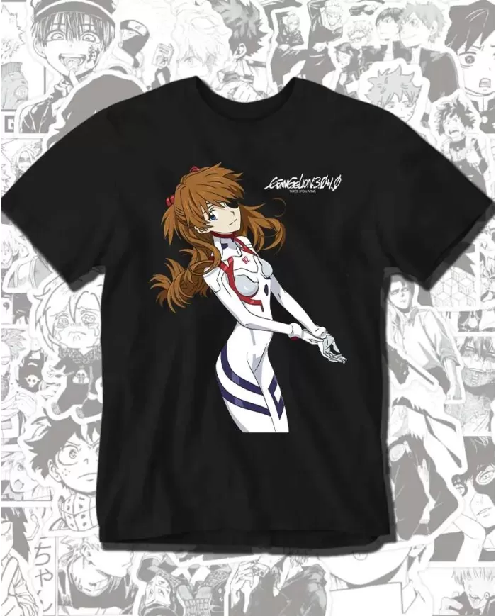 Camiseta Estampada Neon Genesis Evangelion Asuka Langley 03 💥 Calidad Premium