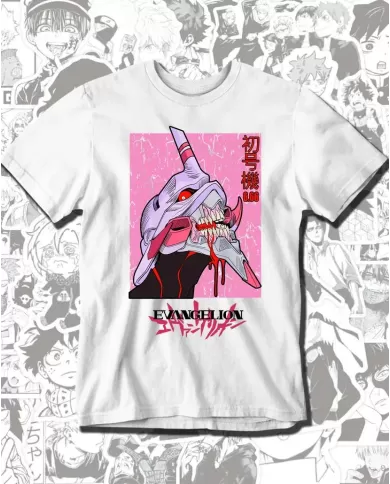 Camiseta Estampada Neon Genesis Evangelion Eva 05 💥 Calidad Premium