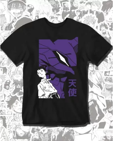 Camiseta Estampada Neon Genesis Evangelion Eva 04 💥 Calidad Premium