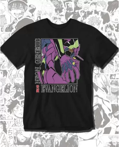 Camiseta Estampada Neon Genesis Evangelion Eva 💥 Calidad Premium