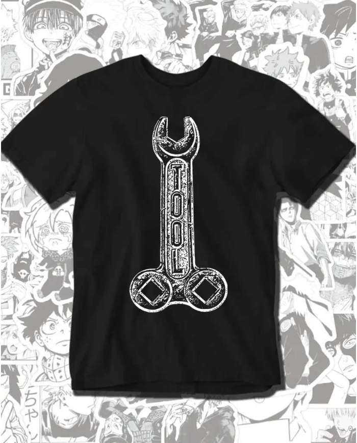 Camiseta Estampada Tool Wrench 🤟 Calidad Premium