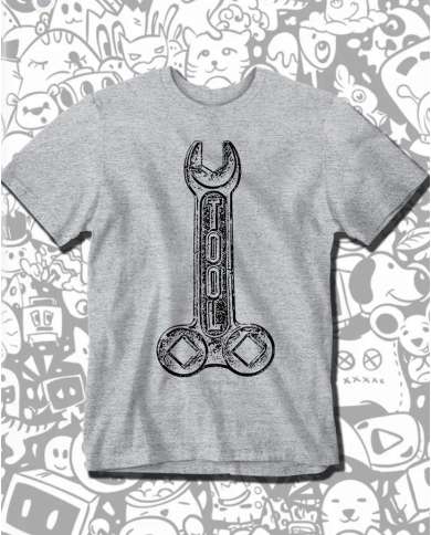 Camiseta Estampada Tool Wrench 🤟 Calidad Premium