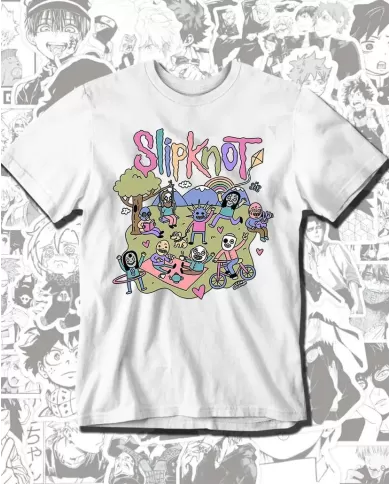 Camiseta Estampada Slipknot Cute 🤟 Calidad Premium