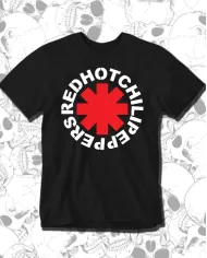 Camiseta Estampada Red Hot Chill Peppers Logo 🤟 Calidad Premium