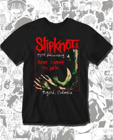 Camiseta Estampada Slipknot  Colombia 2024 🤟 Calidad Premium