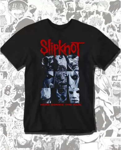 Camiseta Estampada Slipknot  Here comes the pain 🤟 Calidad Premium