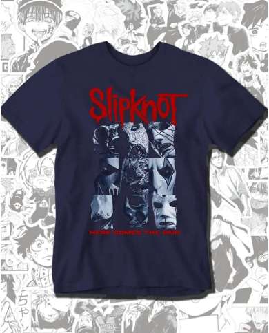 Camiseta Estampada Slipknot  Here comes the pain 🤟 Calidad Premium