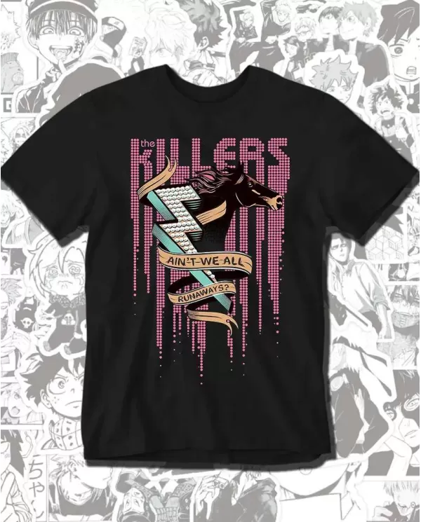 Camiseta Estampada The Killers Horse 🤟 Calidad Premium