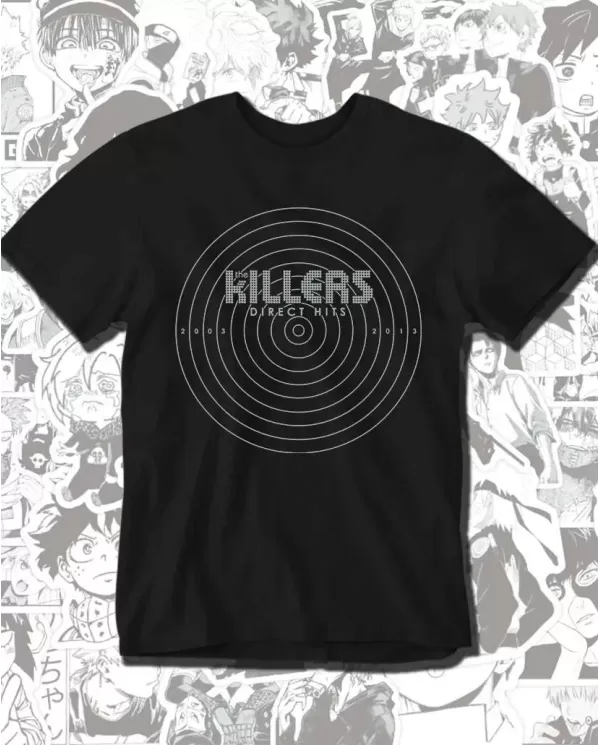 Camiseta Estampada The killers Direct Hits 🤟 Calidad Premium